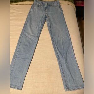 American Eagle Outfitters Light Blue Straight Leg Jeans